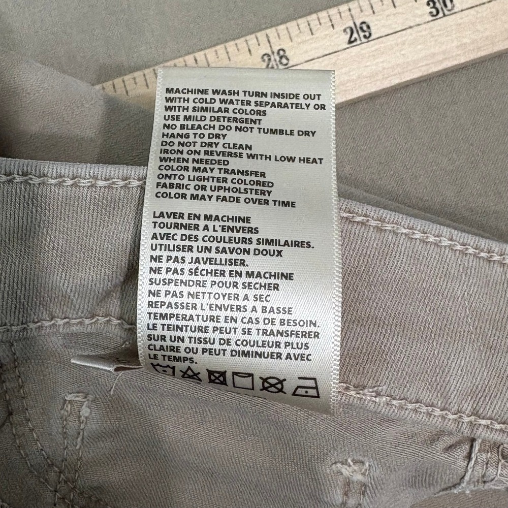 L'Agence Margot Jeans Womens 29 Biscuit Beige Skinny High Rise Pockets Stretch‎ - Picture 8 of 11